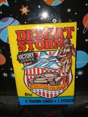 1991 Topps Desert Storm Trading Cards Unopened Wax Pack - Victory Series - NEW